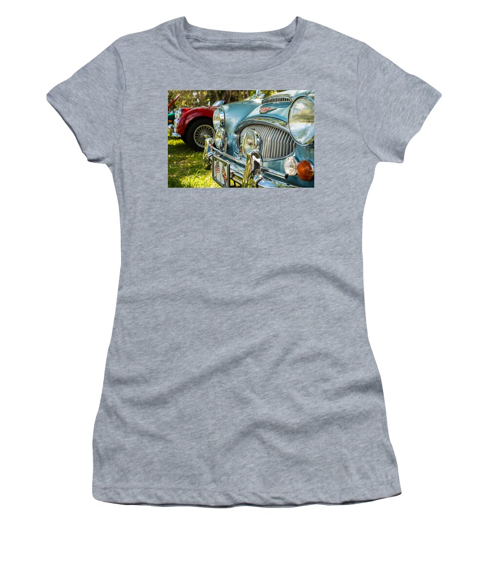 1960s Women's T-Shirt featuring the photograph Austin Healey by Raul Rodriguez