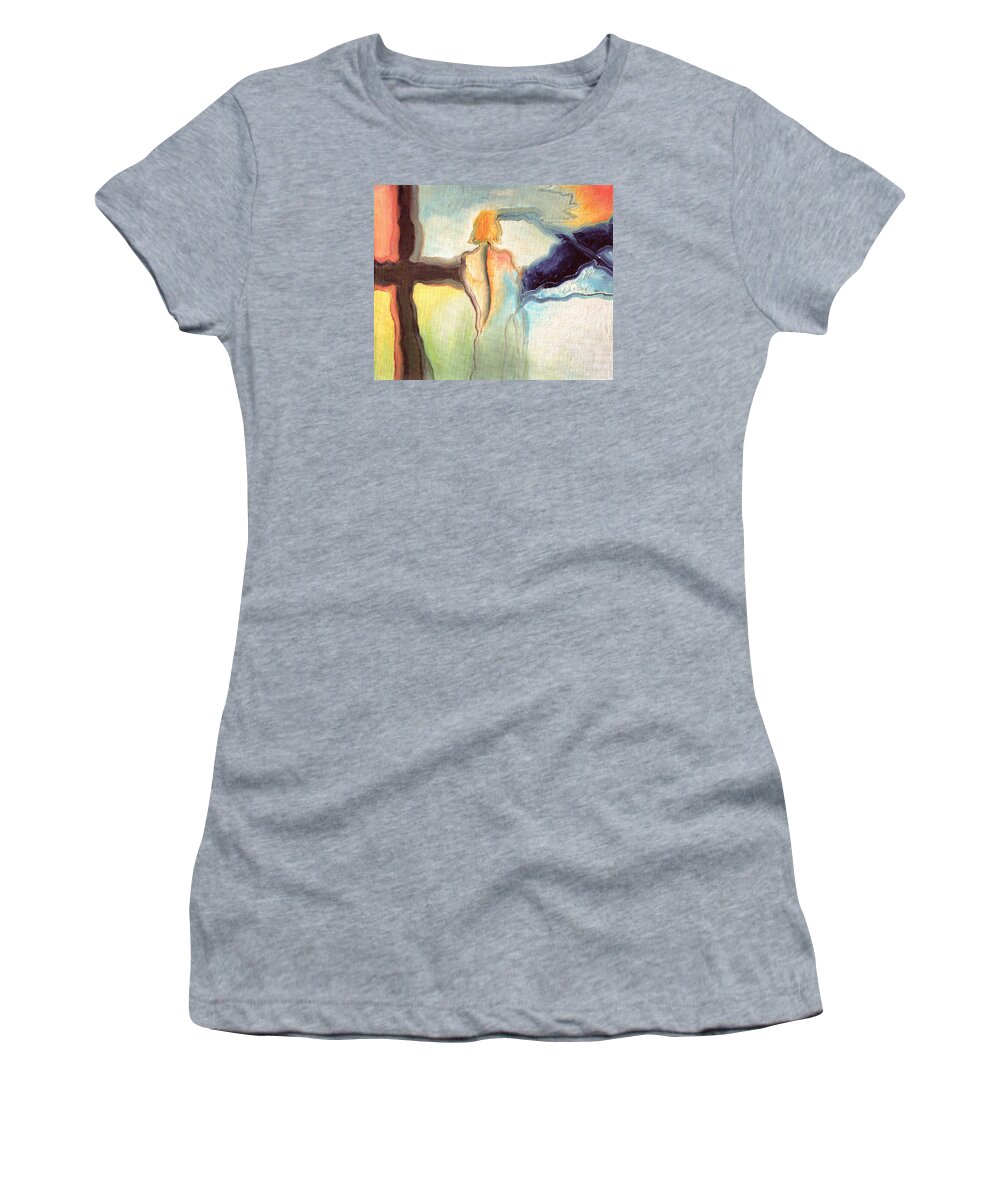 Judith Chantler Women's T-Shirt featuring the painting Awakening by Judith Chantler