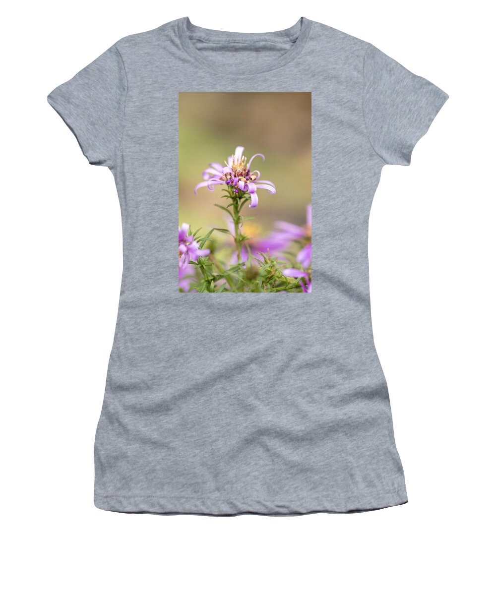 Flower Women's T-Shirt featuring the photograph Bad Hair Day by Sandra Parlow