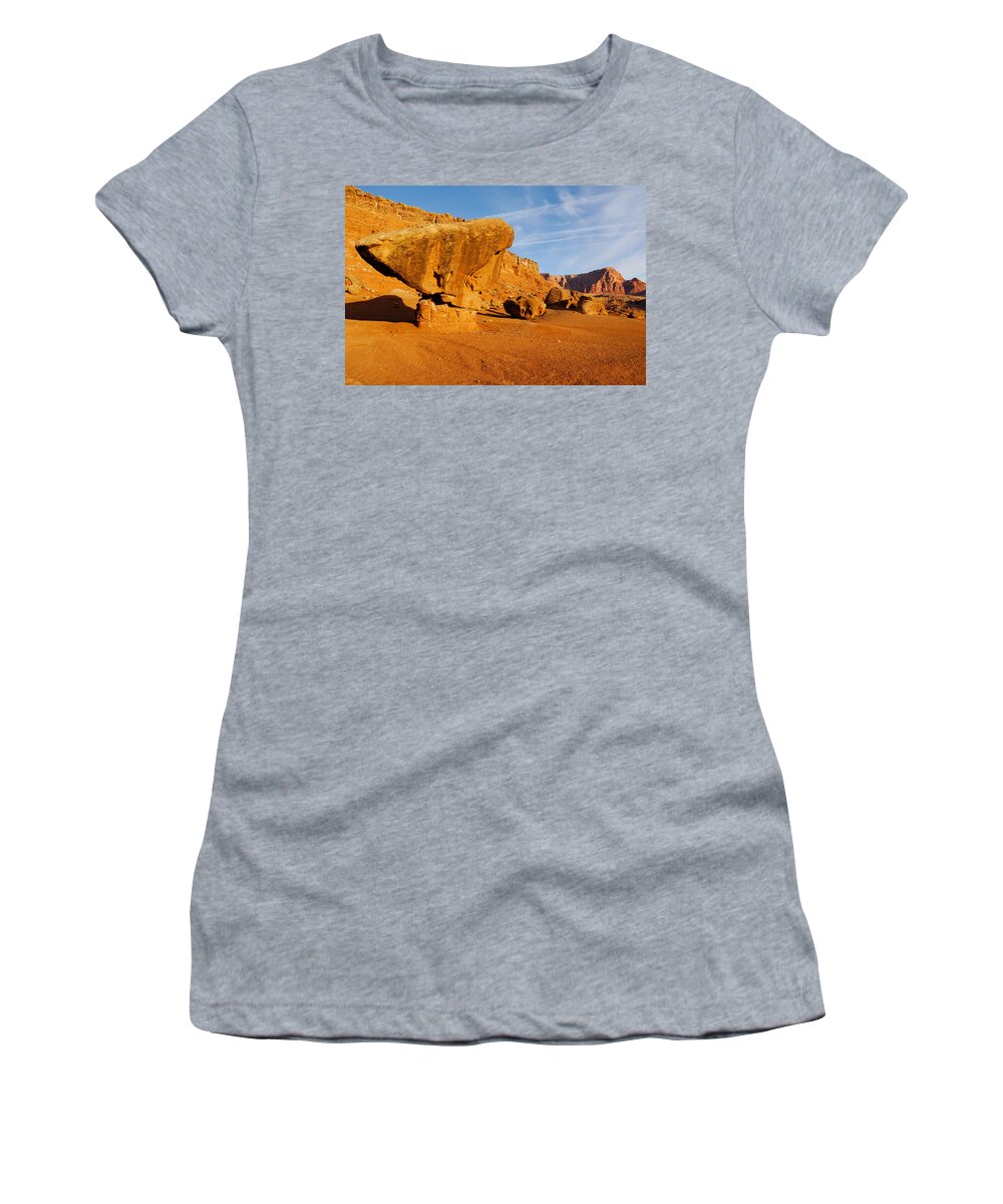 Arizona Landscape Women's T-Shirt featuring the photograph Balancing Rock by Thomas And Pat Leeson