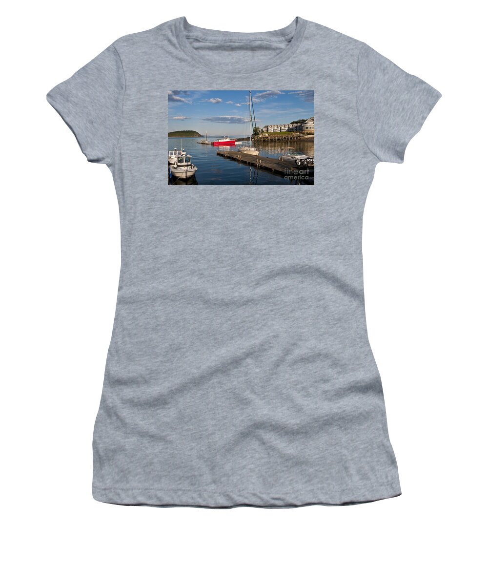 Beautiful Women's T-Shirt featuring the photograph Bar Harbor, Maine by Bill Bachmann