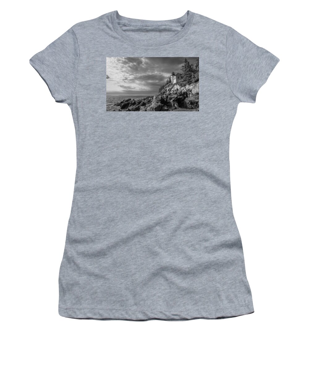 Acadia Women's T-Shirt featuring the photograph Bass Harbor Views by Kristopher Schoenleber