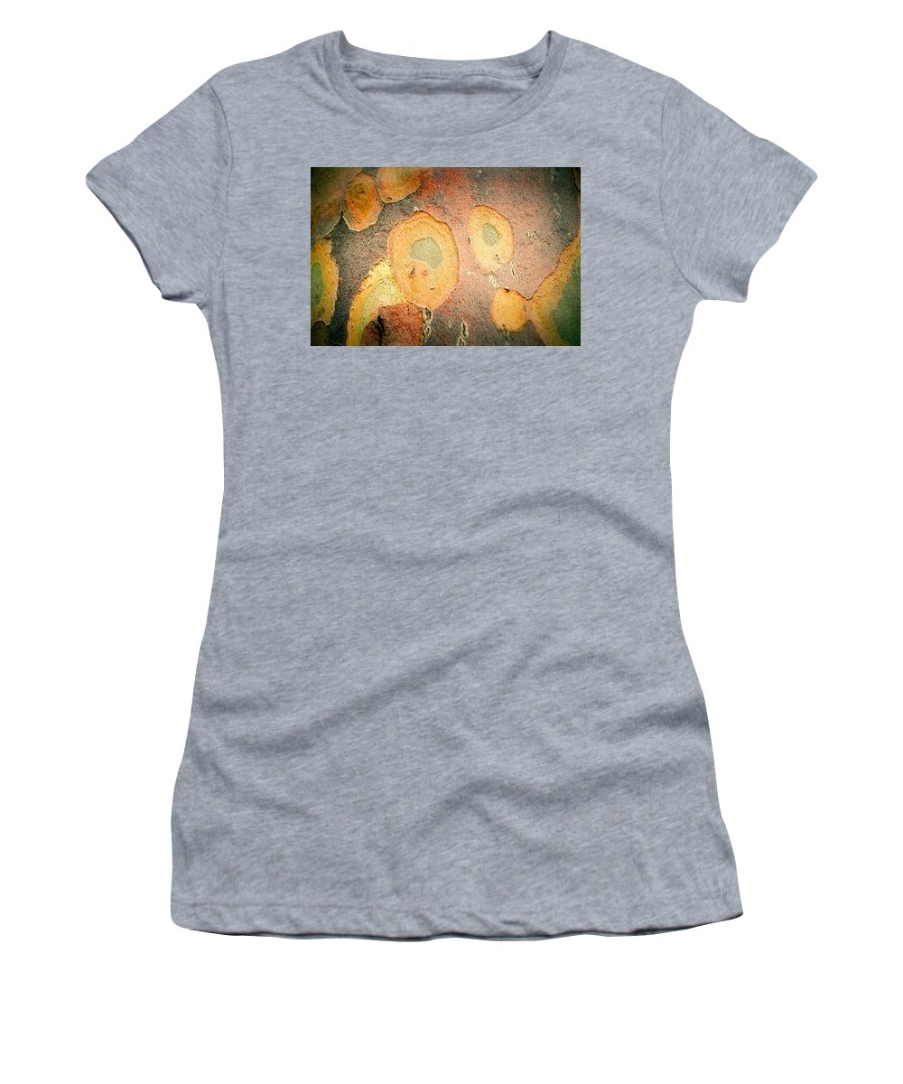 Abstract Women's T-Shirt featuring the photograph Battered Not Beaten by Laureen Murtha Menzl