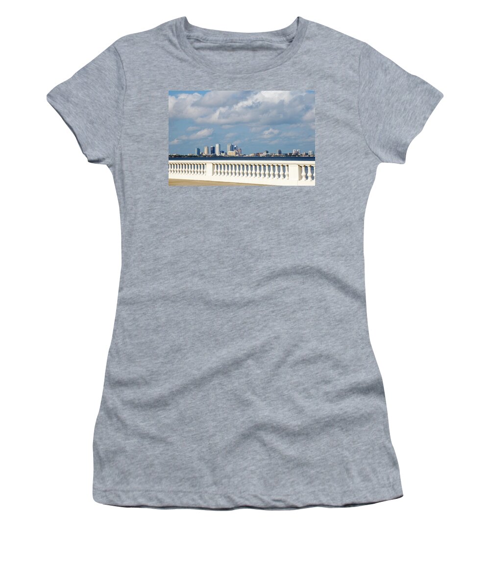 City Women's T-Shirt featuring the photograph Bayshore by Aimee L Maher ALM GALLERY