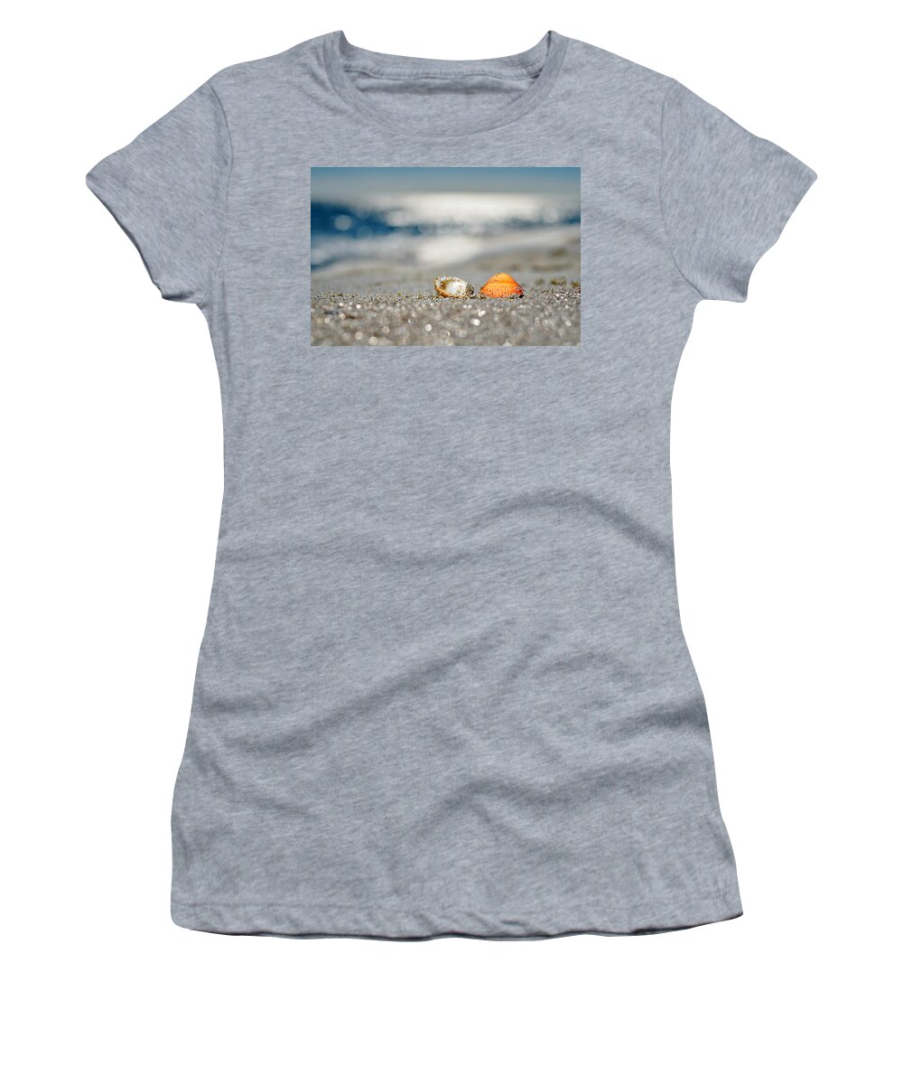 Beach Women's T-Shirt featuring the photograph Beach Lovers by Laura Fasulo