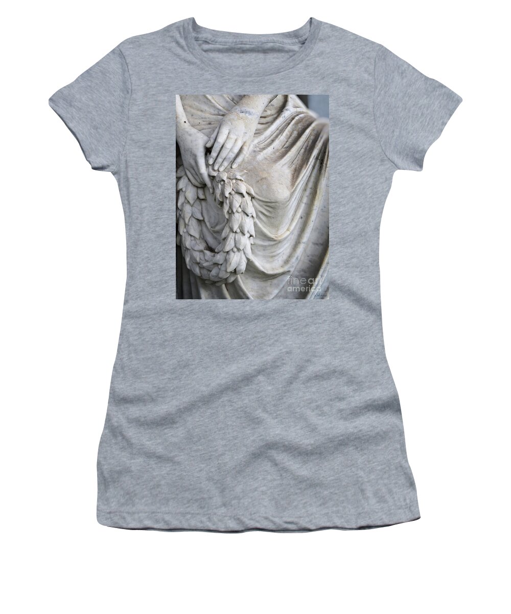 Angel Women's T-Shirt featuring the photograph Beautiful Angel Healing Touch by Ella Kaye Dickey