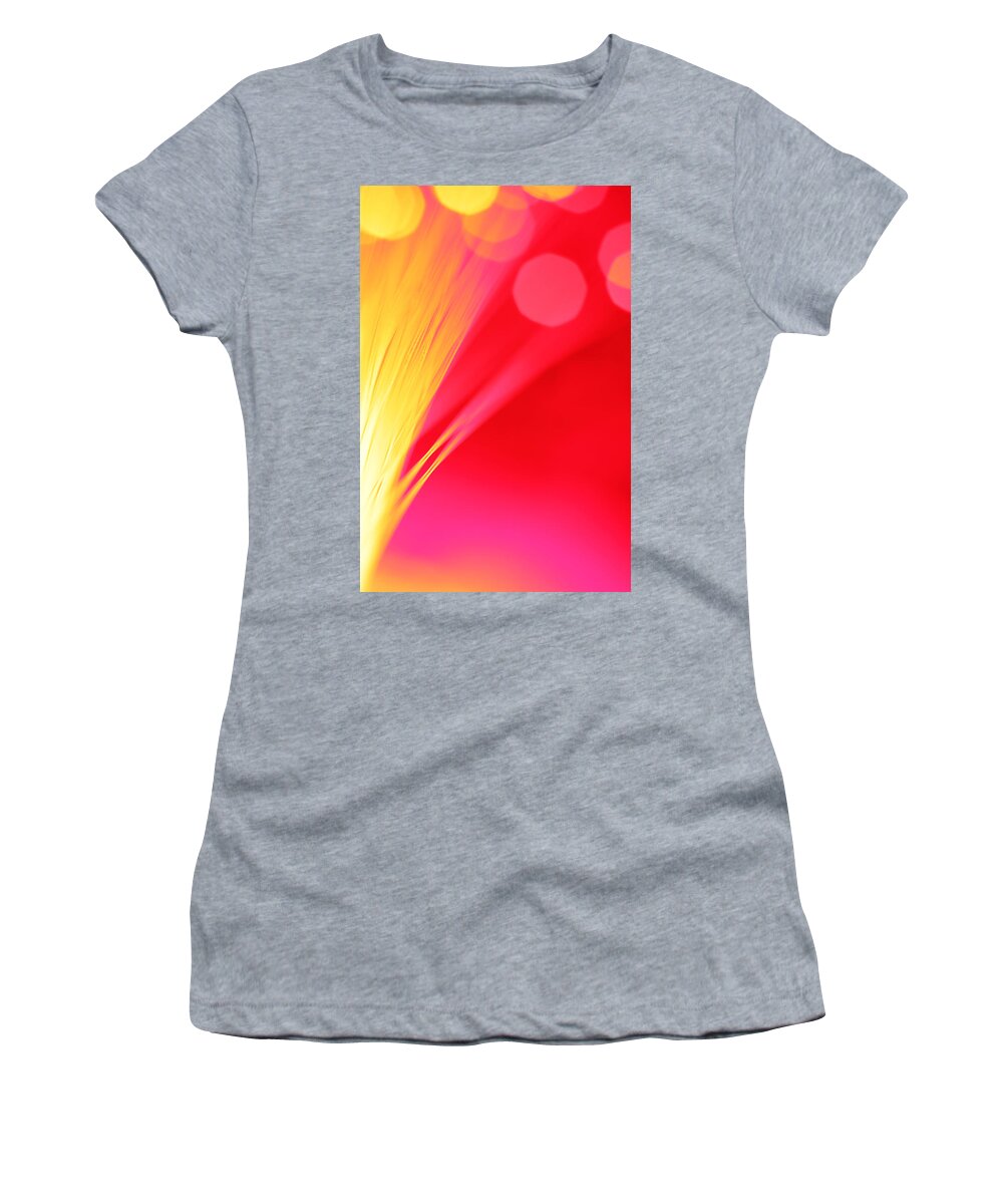 Abstract Women's T-Shirt featuring the photograph Beautiful Way by Dazzle Zazz
