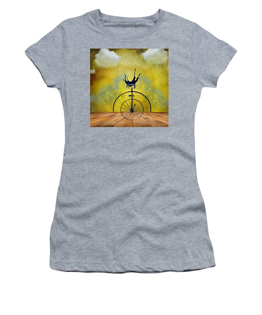 Blind Date Women's T-Shirt featuring the digital art Blind Date by Ally White