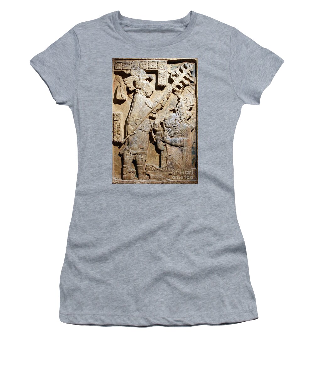 Archeology Women's T-Shirt featuring the photograph Bloodletting Ritual, 709 Ad by Science Source