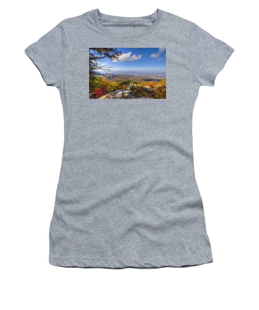 Appalachia Women's T-Shirt featuring the photograph Blue Ridge by Debra and Dave Vanderlaan