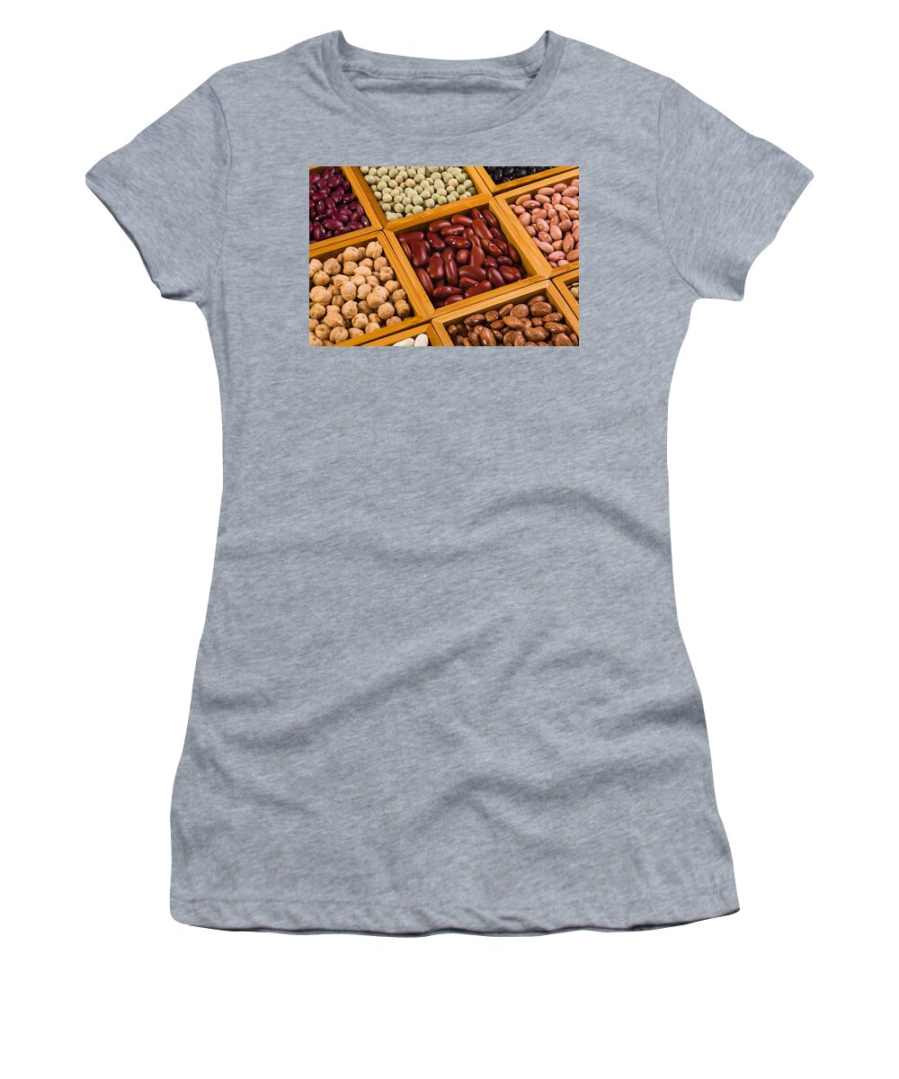 Agricultural Women's T-Shirt featuring the photograph Boxes of beans by Raul Rodriguez