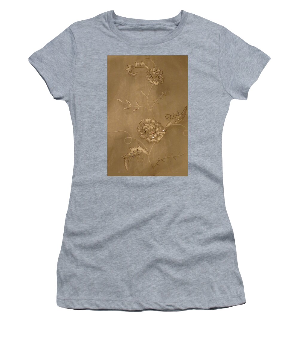 Bridal Women's T-Shirt featuring the photograph Bridal Embelishment by Fortunate Findings Shirley Dickerson