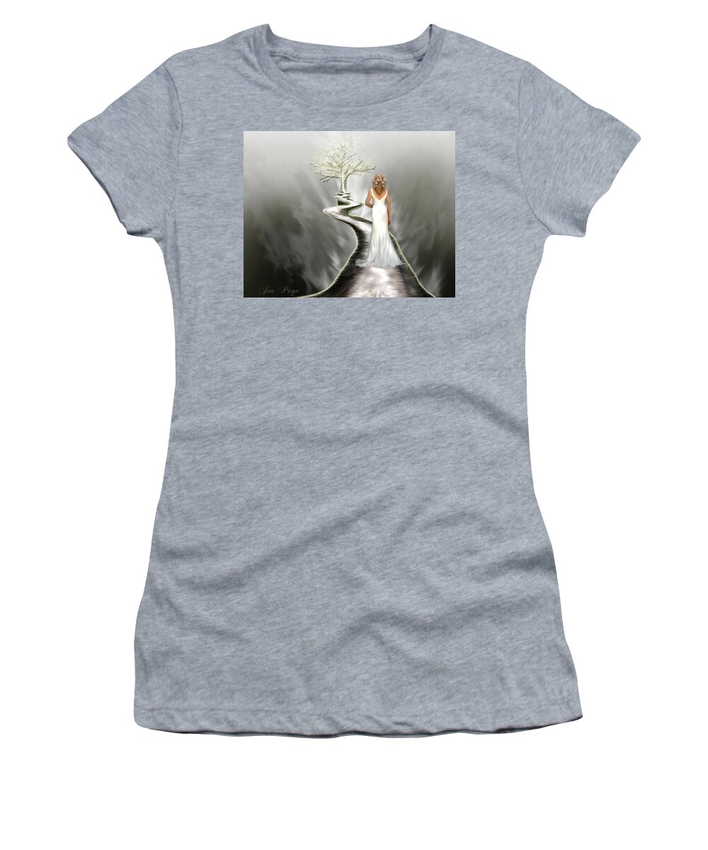 Bride Of Christ Women's T-Shirt featuring the digital art Bride of Christ by Jennifer Page