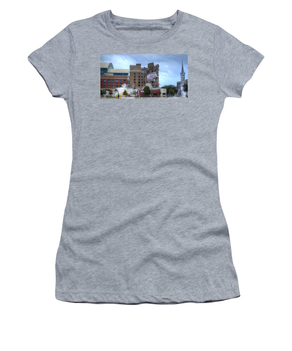 D.h. Griffin Women's T-Shirt featuring the photograph Bringing down the House 2 by David Morefield