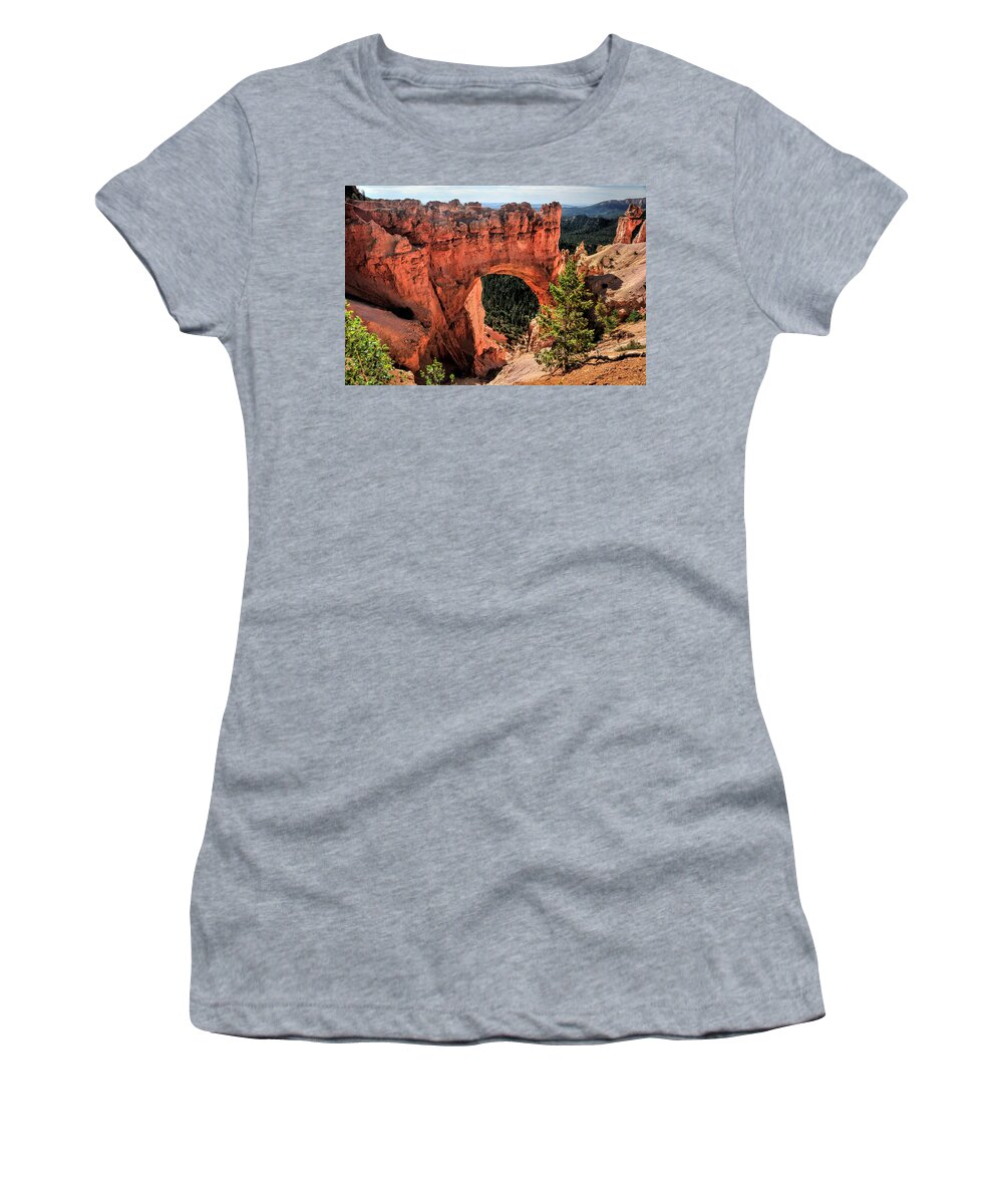 Bryce Canyon Women's T-Shirt featuring the photograph Bryce Canyon Arches by Ginger Wakem