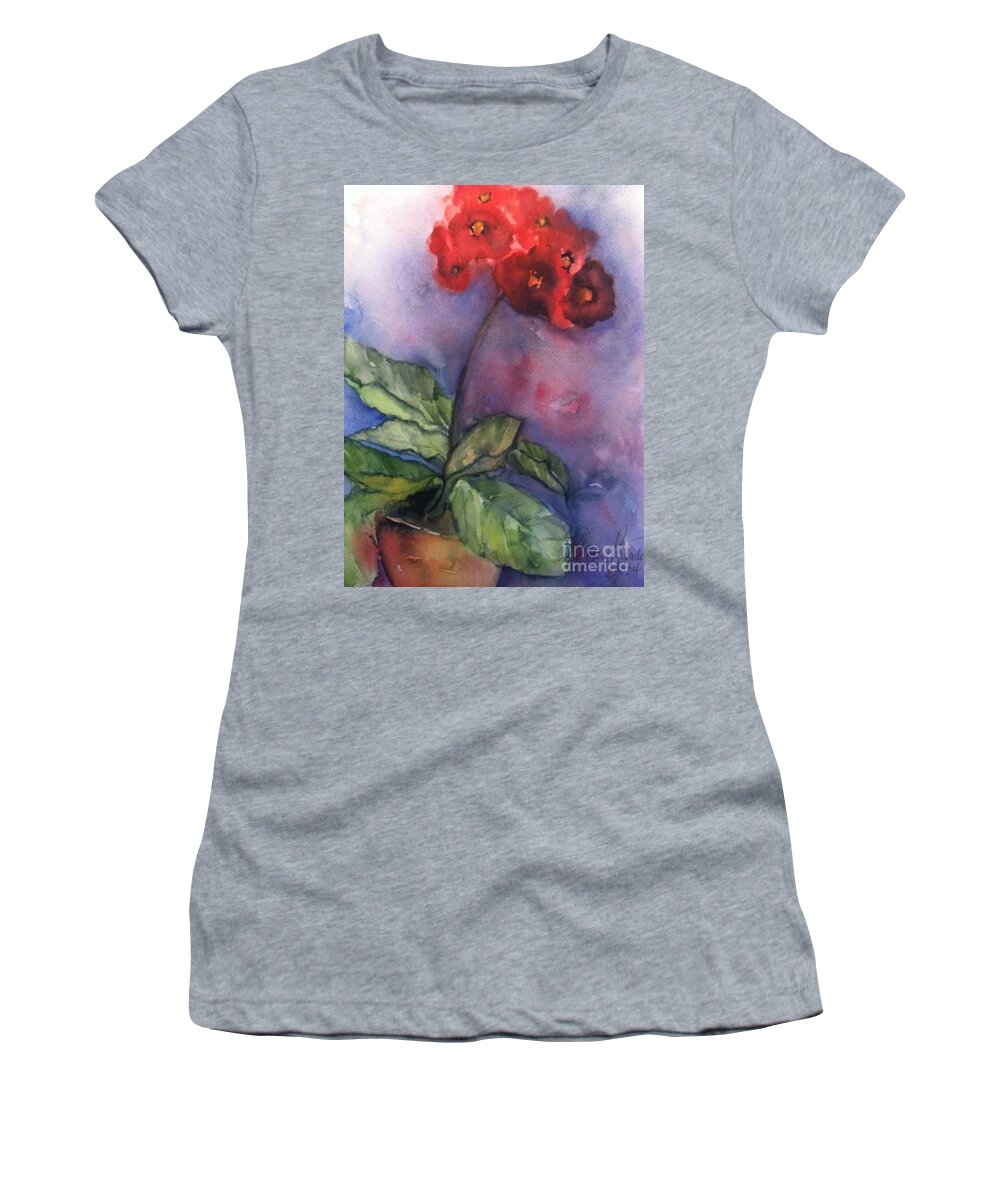 Orchards Women's T-Shirt featuring the painting Bursting with Pride by Sherry Harradence