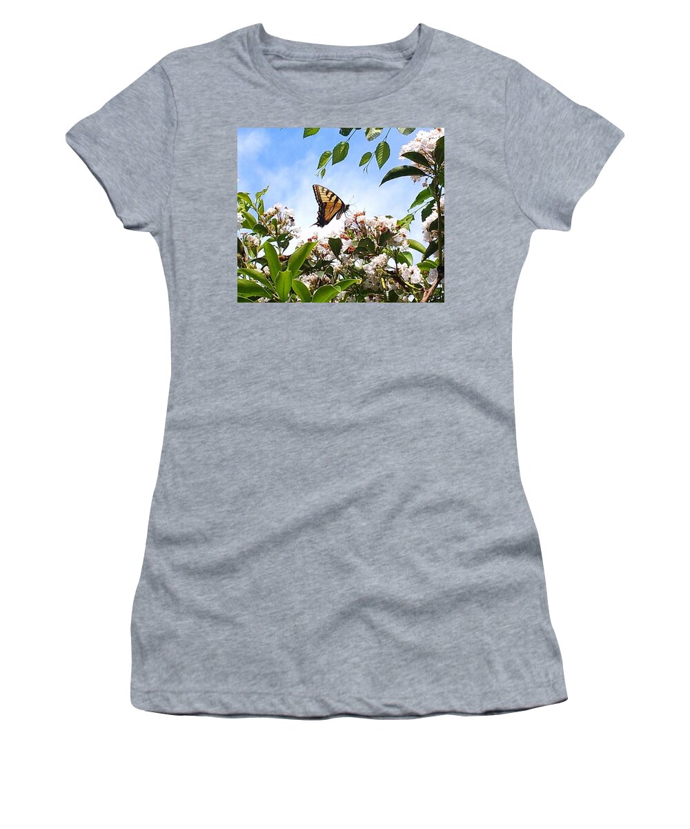 Butterfly Women's T-Shirt featuring the photograph Butterfly by Dani McEvoy