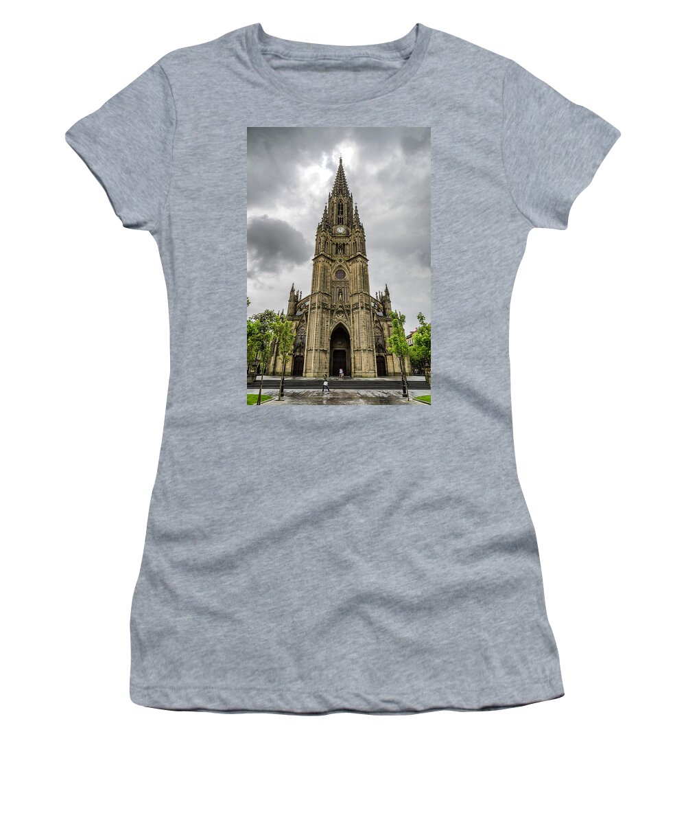 Catedral Women's T-Shirt featuring the photograph Catedral del Buen Pastor by Pablo Lopez