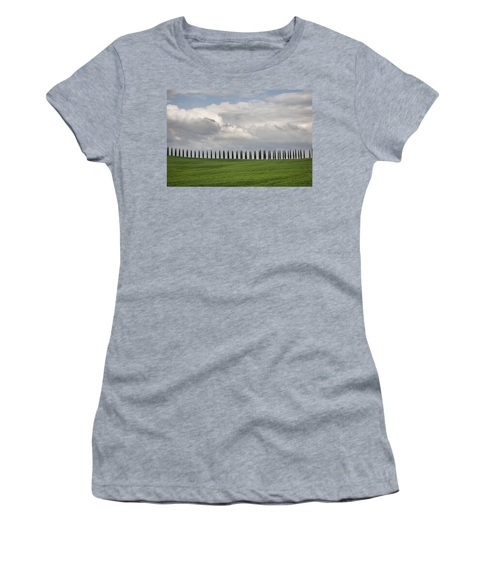 Cedars Women's T-Shirt featuring the photograph Cedar Sienna by Hugh Smith