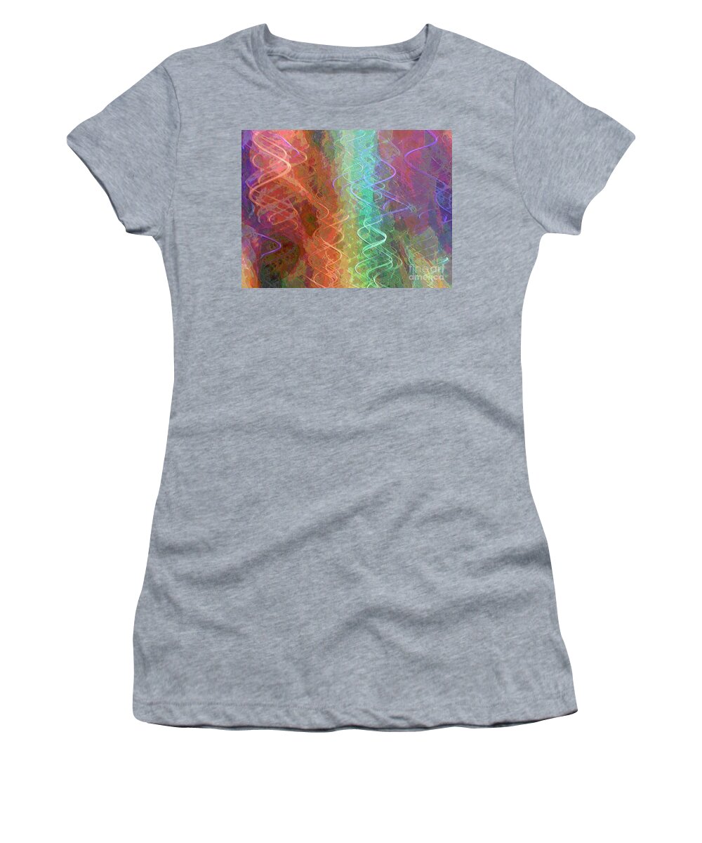 Celeritas Women's T-Shirt featuring the mixed media Celeritas 57 by Leigh Eldred