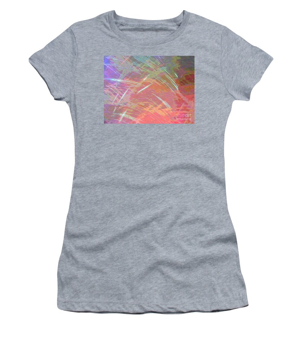 Celeritas Women's T-Shirt featuring the mixed media Celeritas 65 by Leigh Eldred