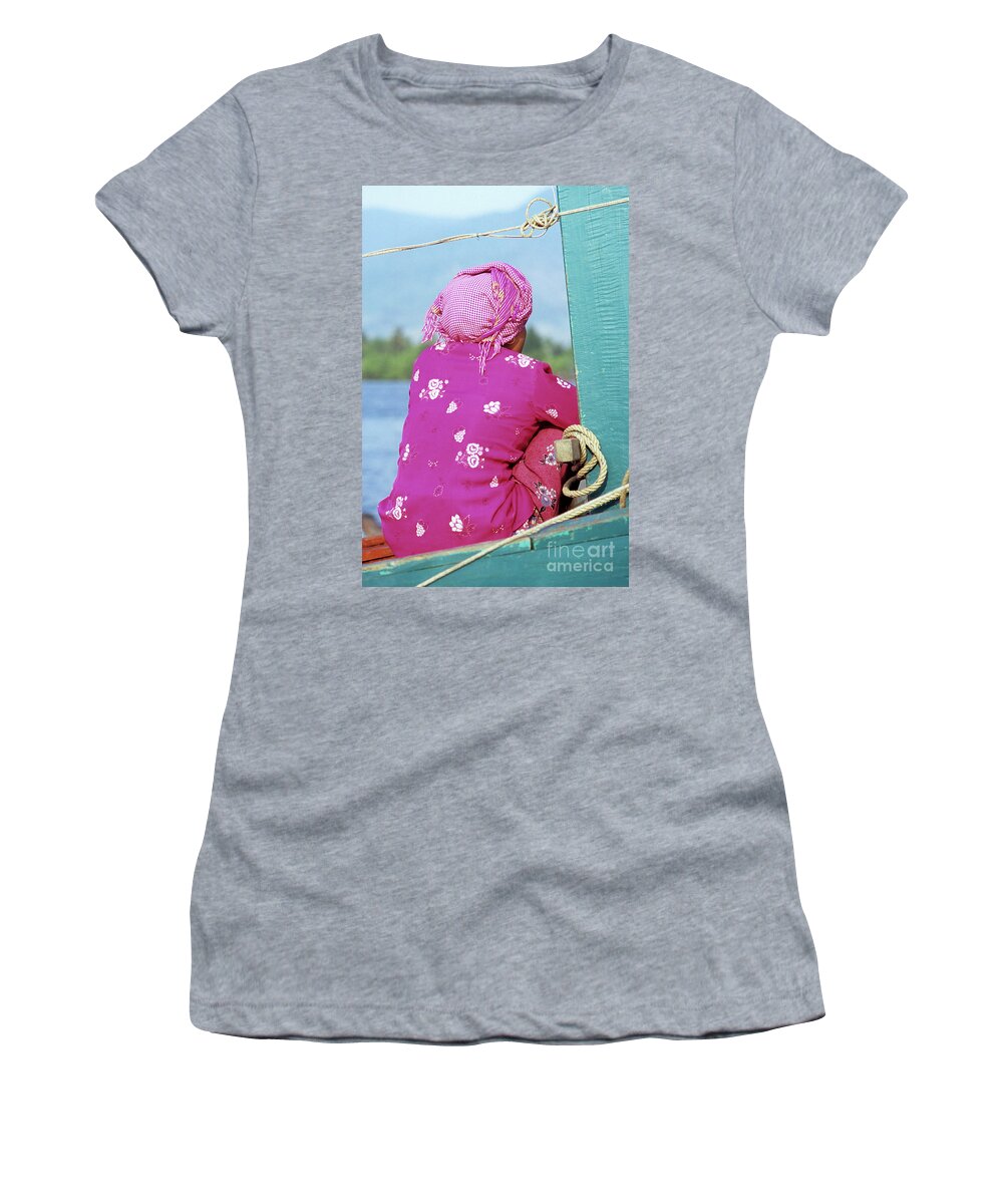 Cambodia Women's T-Shirt featuring the photograph Cham Woman by Rick Piper Photography
