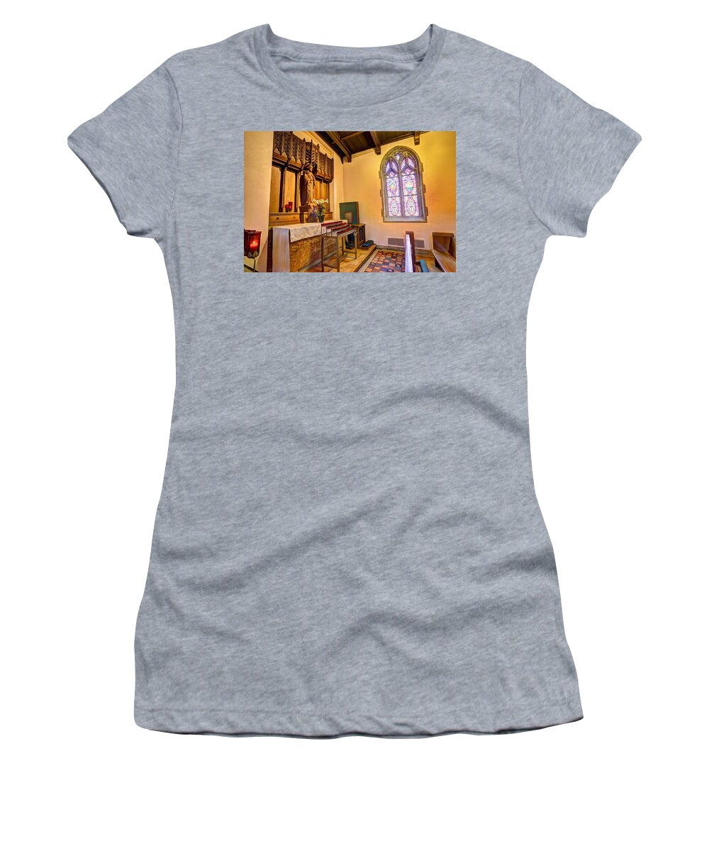 Mn Church Women's T-Shirt featuring the photograph Nativity Of Our Lord #4 by Amanda Stadther