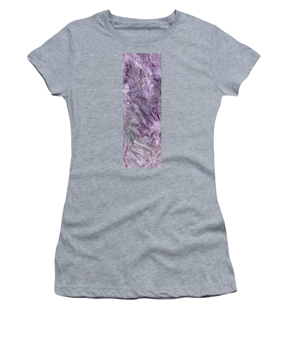 Prott Women's T-Shirt featuring the photograph Charoite from Siberia by Rudi Prott