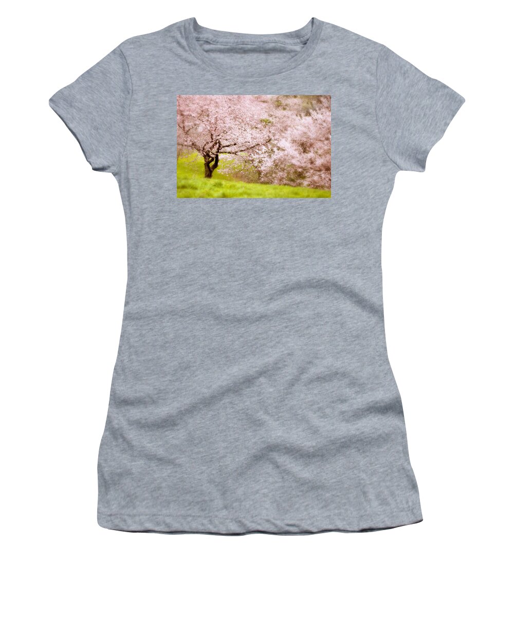 Nature Women's T-Shirt featuring the photograph Cherry Blossom Tree by Jessica Jenney