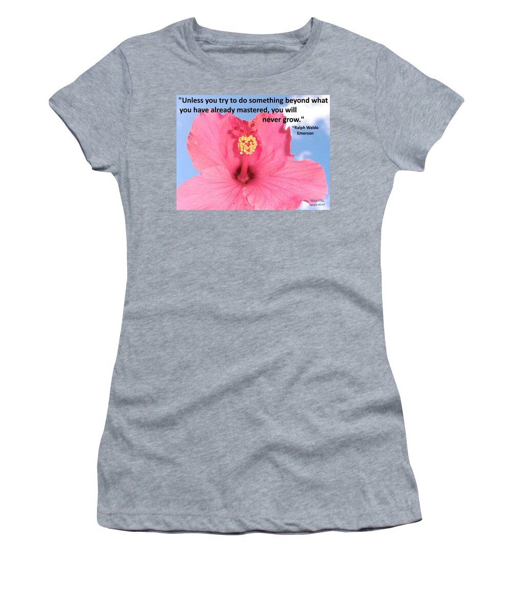 Happiness Women's T-Shirt featuring the photograph Choose your Quote Choose your Picture 5 by Michele Penn
