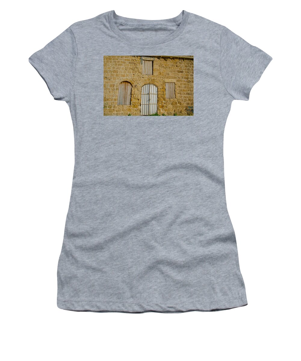 Jaffa Women's T-Shirt featuring the photograph Closed for Business by David Morefield