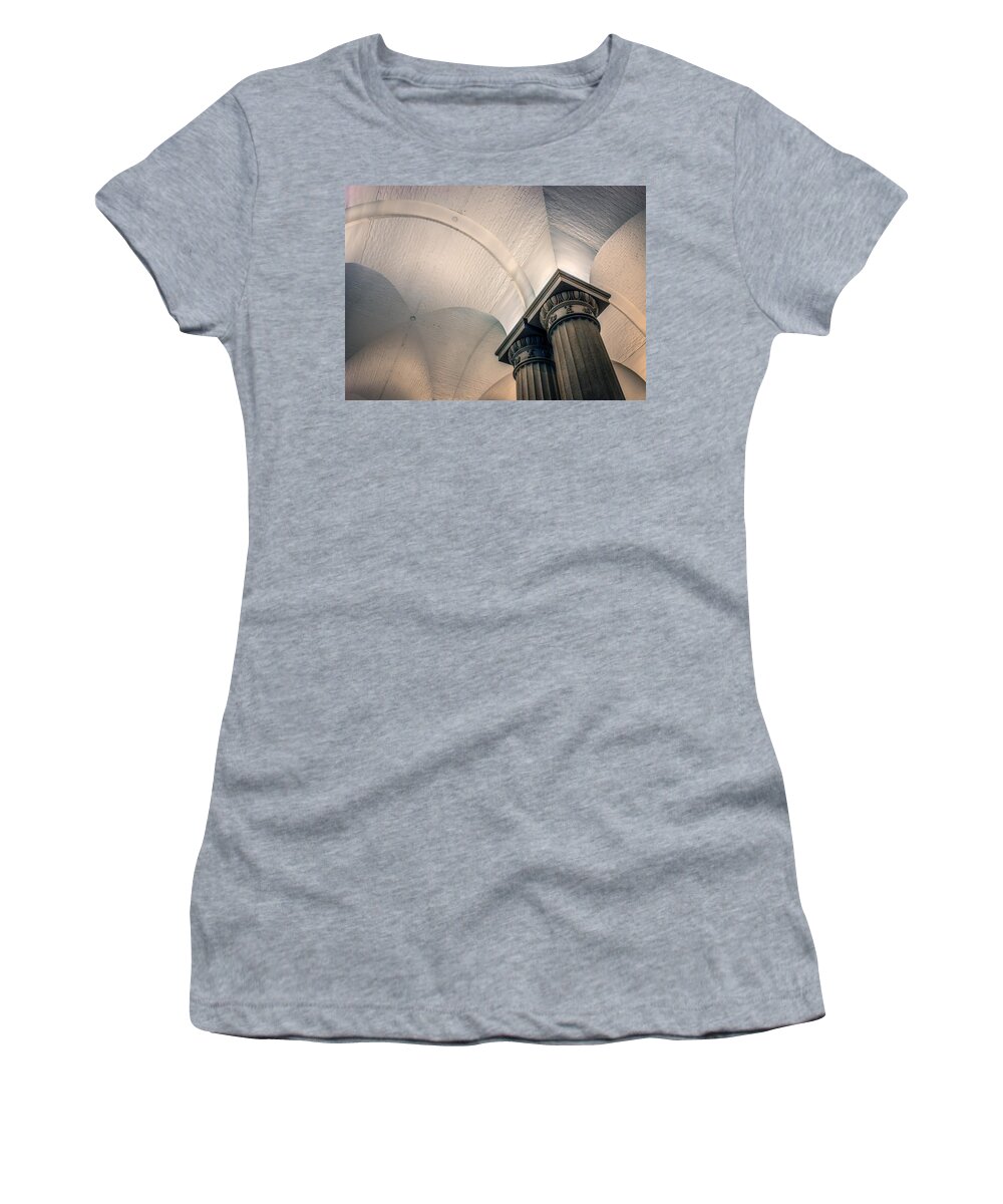 1903 Women's T-Shirt featuring the photograph Columns by Rob Sellers