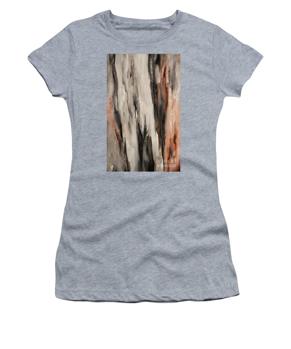 Abstract Women's T-Shirt featuring the painting Color Harmony 21 by Emerico Imre Toth