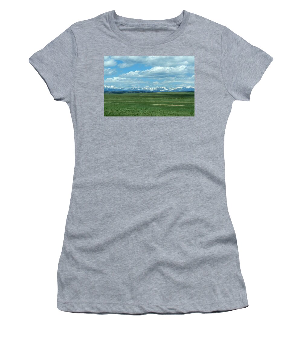 Colorado Women's T-Shirt featuring the photograph Colorado Wilkerson Pass Vista by Marilyn Burton