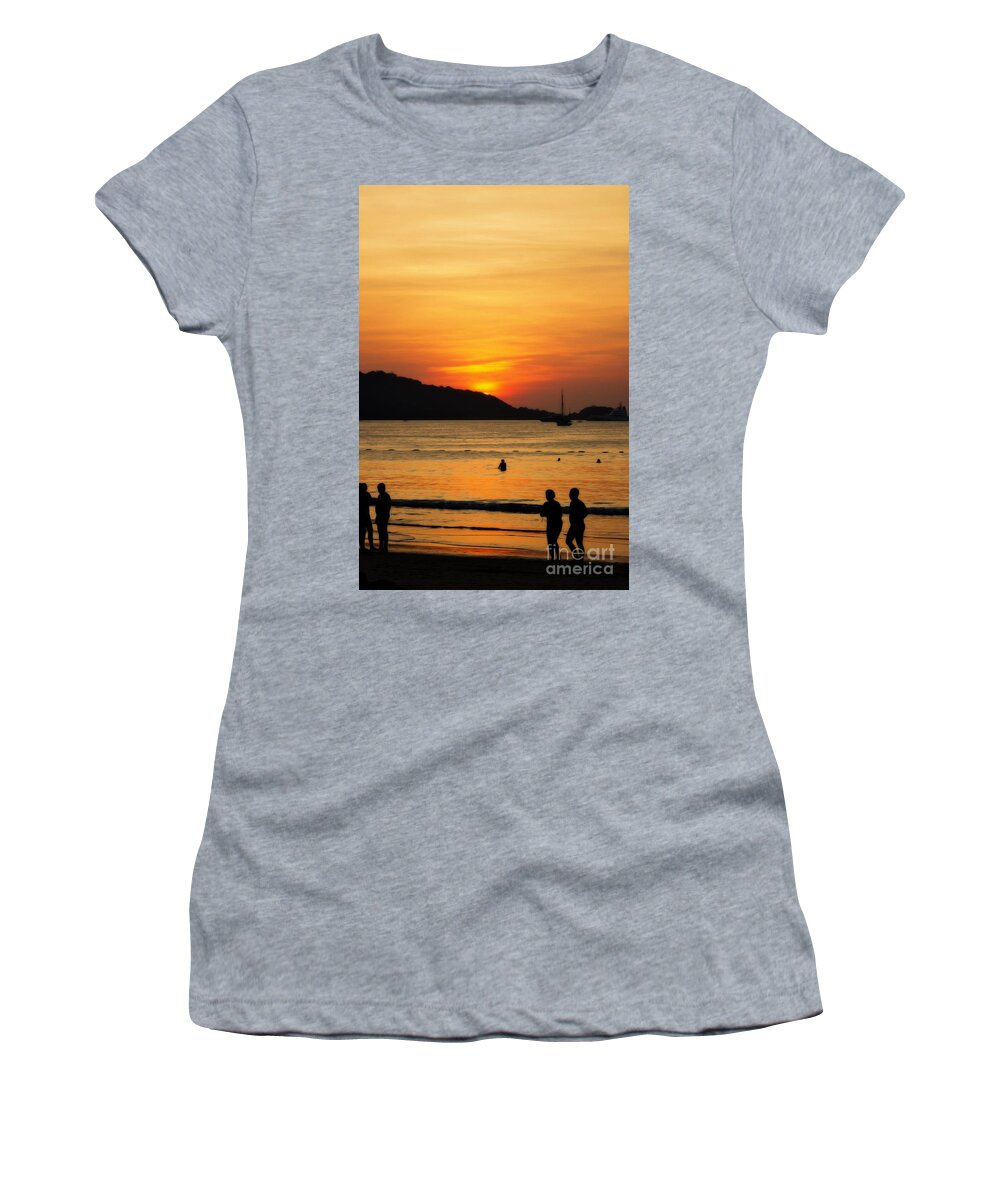 Photography Women's T-Shirt featuring the photograph Colorful Ambiance by Kaye Menner