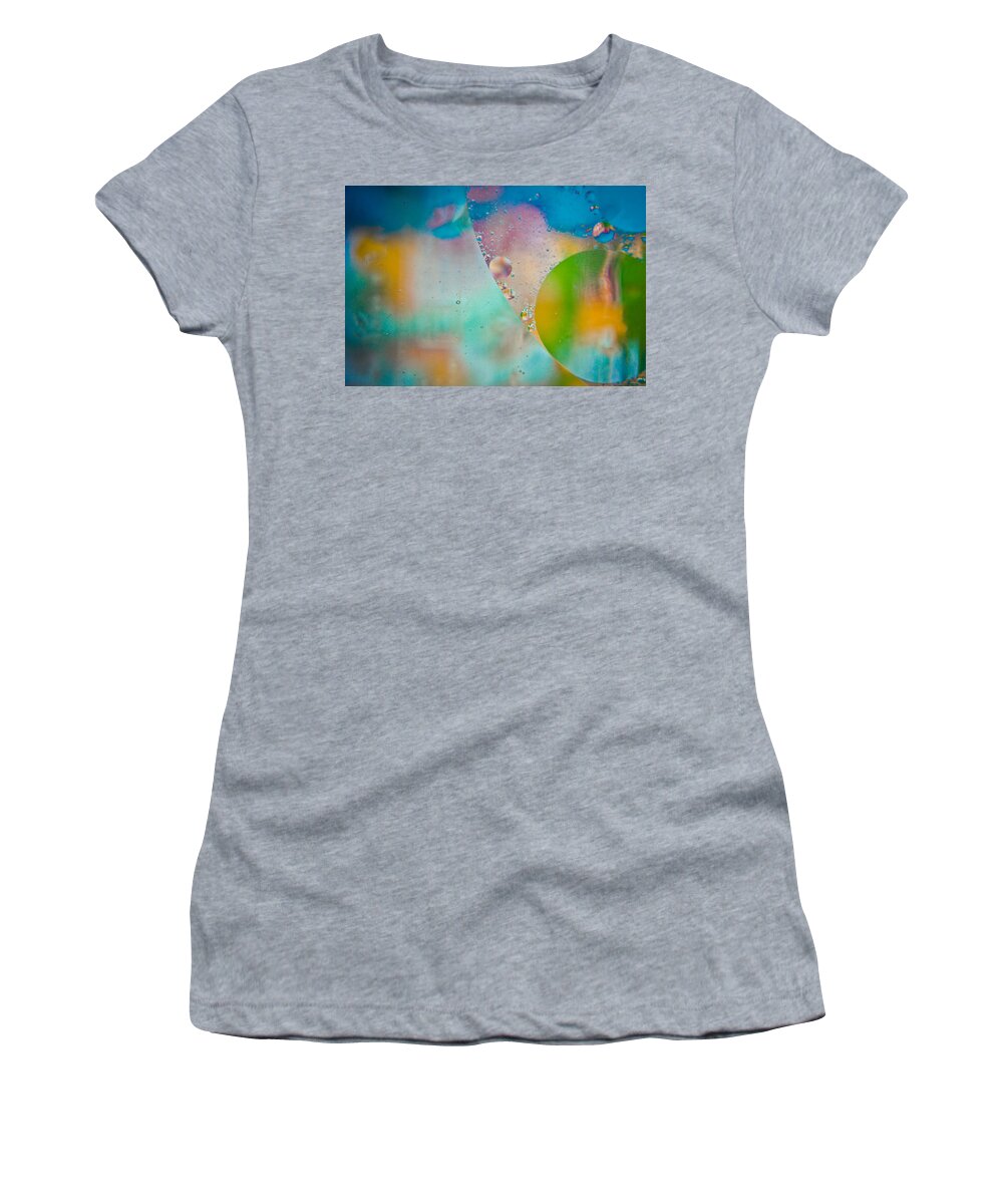 Abstract Artwork Women's T-Shirt featuring the photograph Colors of the Wind by Sara Frank