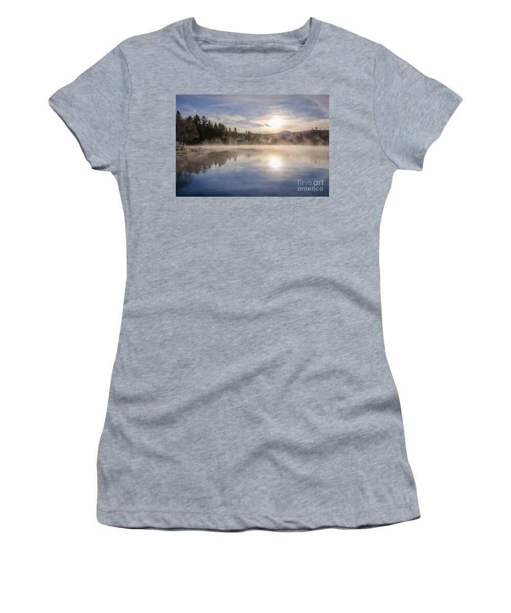 Cool Women's T-Shirt featuring the photograph Cool November Morning by Jola Martysz