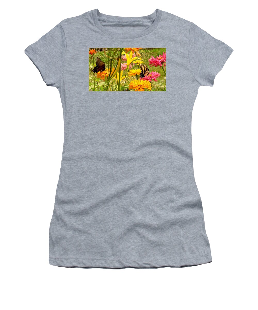 Fine Art Women's T-Shirt featuring the photograph Cousins by Rodney Lee Williams