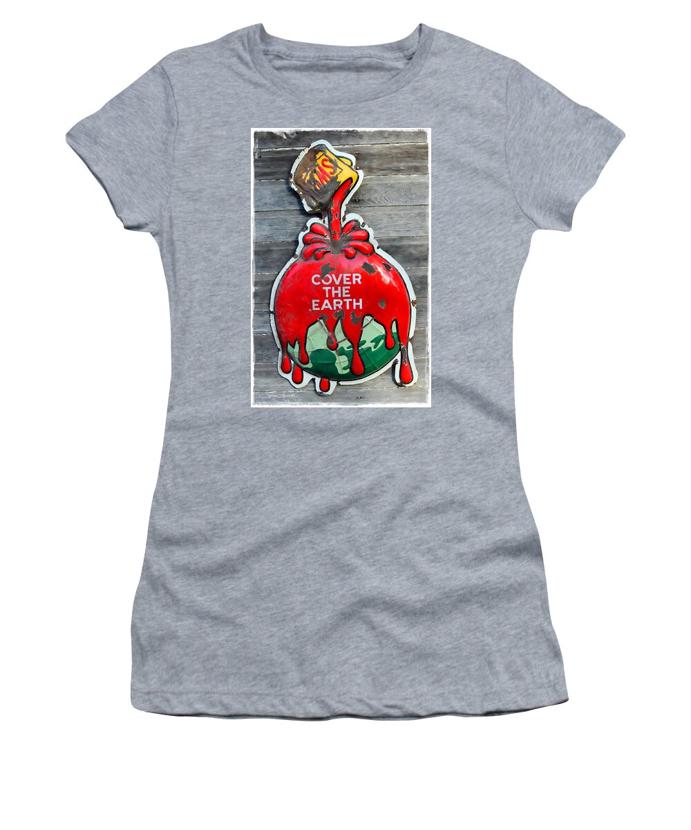 Sherwin Williams Women's T-Shirt featuring the photograph Cover the Earth by Sylvia Thornton