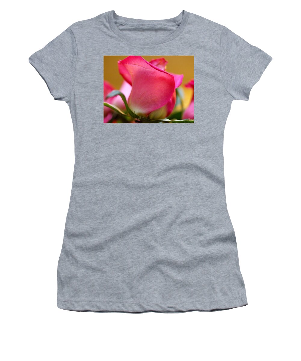 Rose Women's T-Shirt featuring the photograph Curvy and Beautiful by Teri Schuster