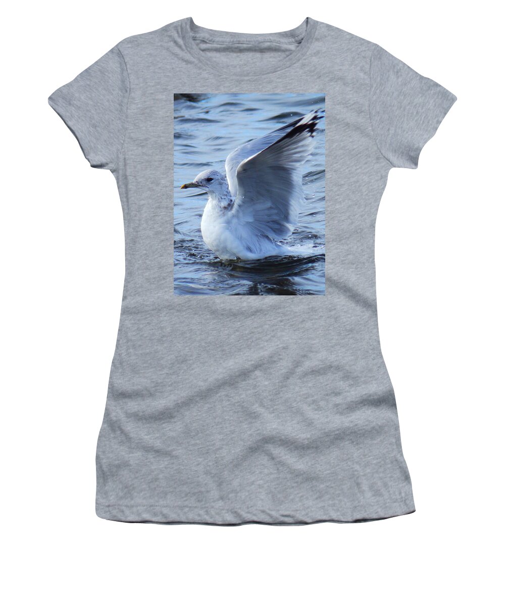 Dance Women's T-Shirt featuring the photograph Dance On The Ocean by Zinvolle Art