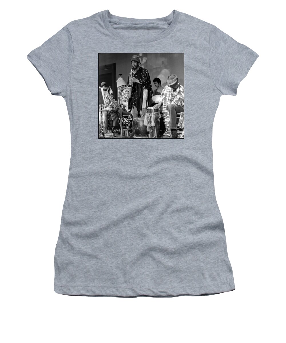 Sun Ra Arkestra Women's T-Shirt featuring the photograph Danny Davis by Lee Santa