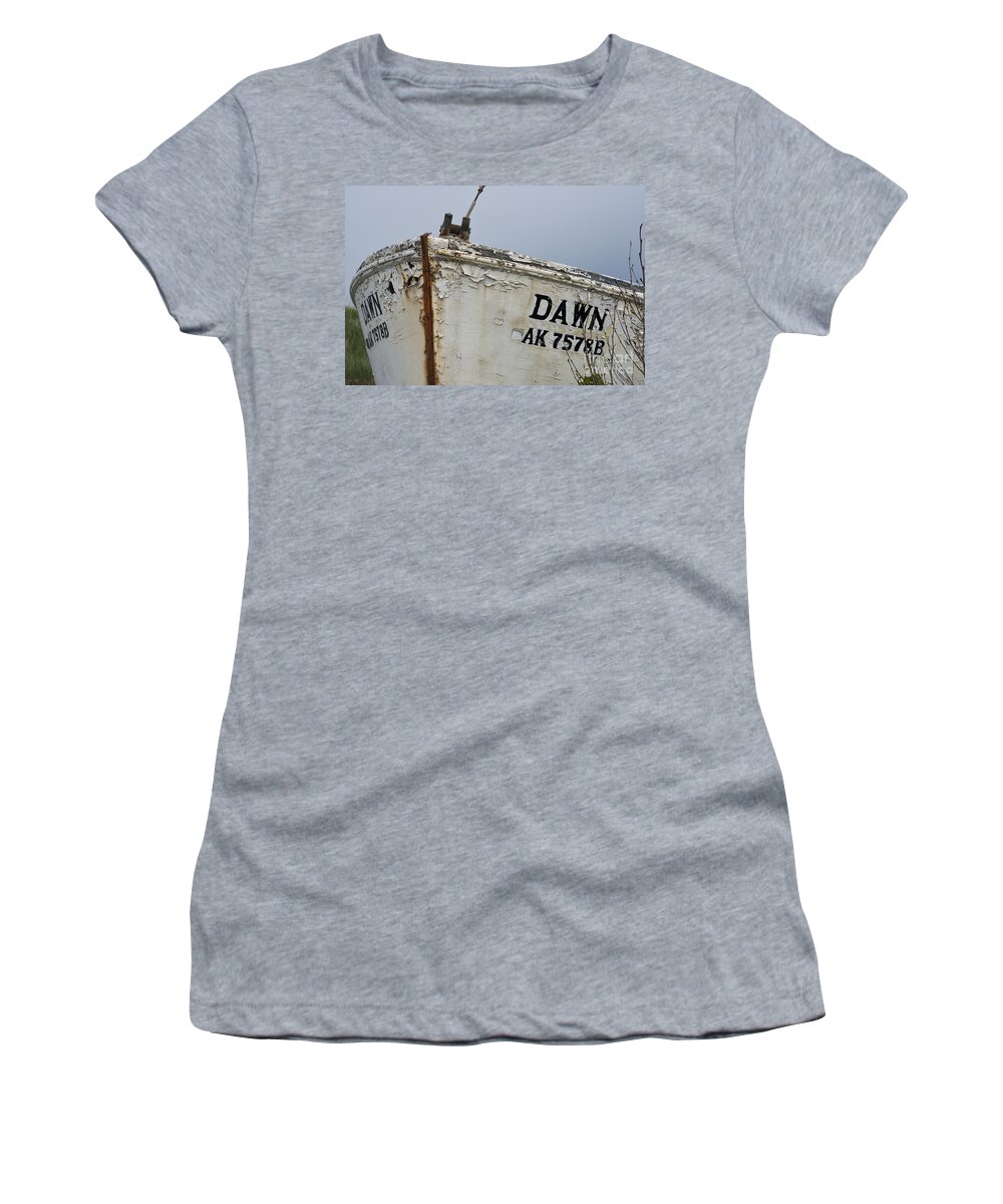 Boat Women's T-Shirt featuring the photograph Dawn by David Arment