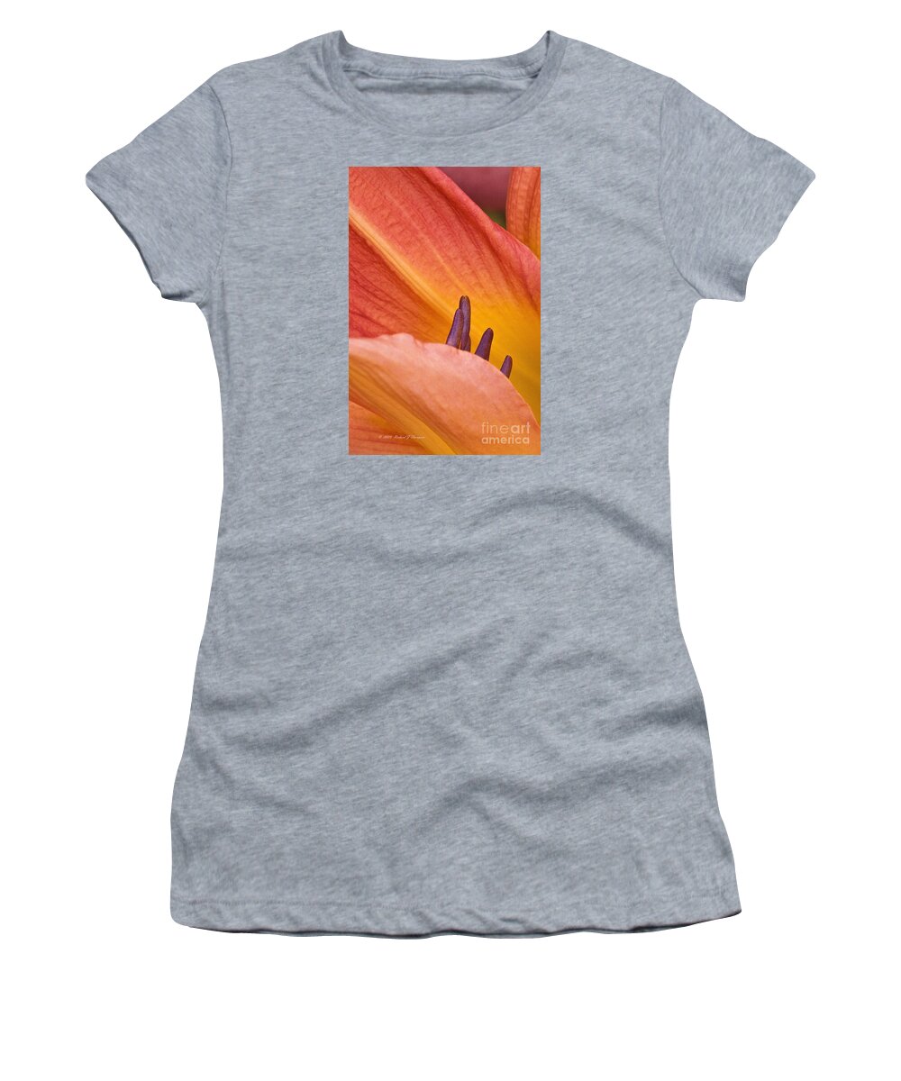 Day Lily Women's T-Shirt featuring the photograph Day Lily 1 by Richard J Thompson 
