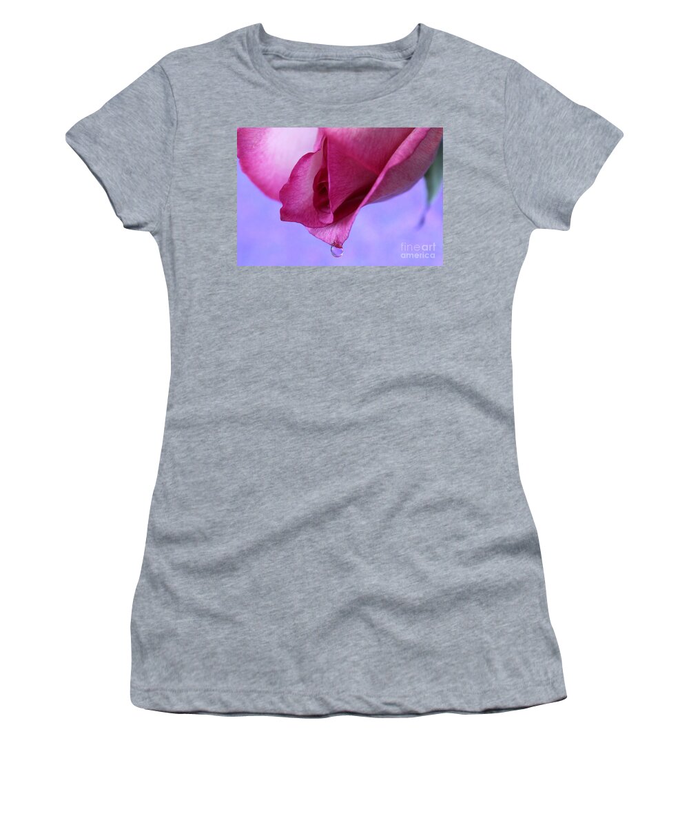 Rose Women's T-Shirt featuring the photograph Delicate Emotion by Krissy Katsimbras