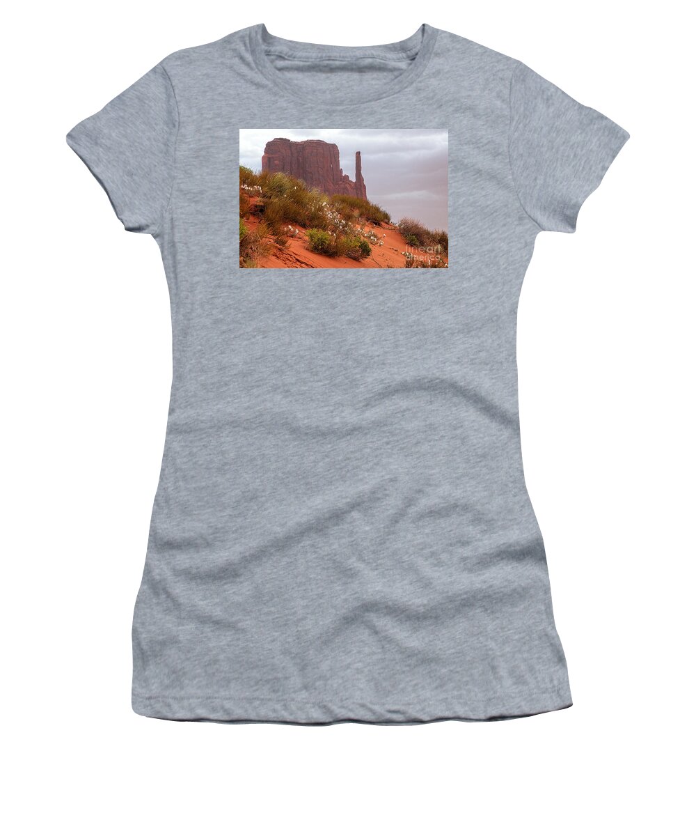Utah Women's T-Shirt featuring the photograph Desert Flowers by Jim Garrison
