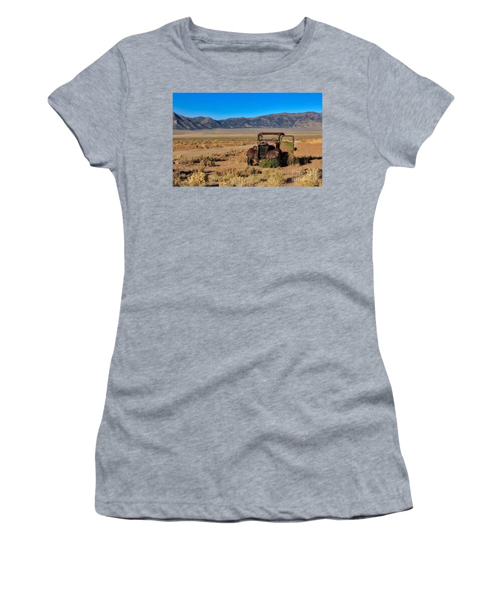 Transportation Women's T-Shirt featuring the photograph Deserted by Robert Bales