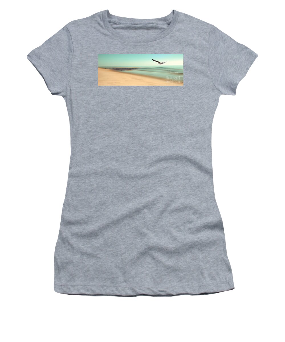 Peaceful Women's T-Shirt featuring the photograph Desire - Light by Hannes Cmarits