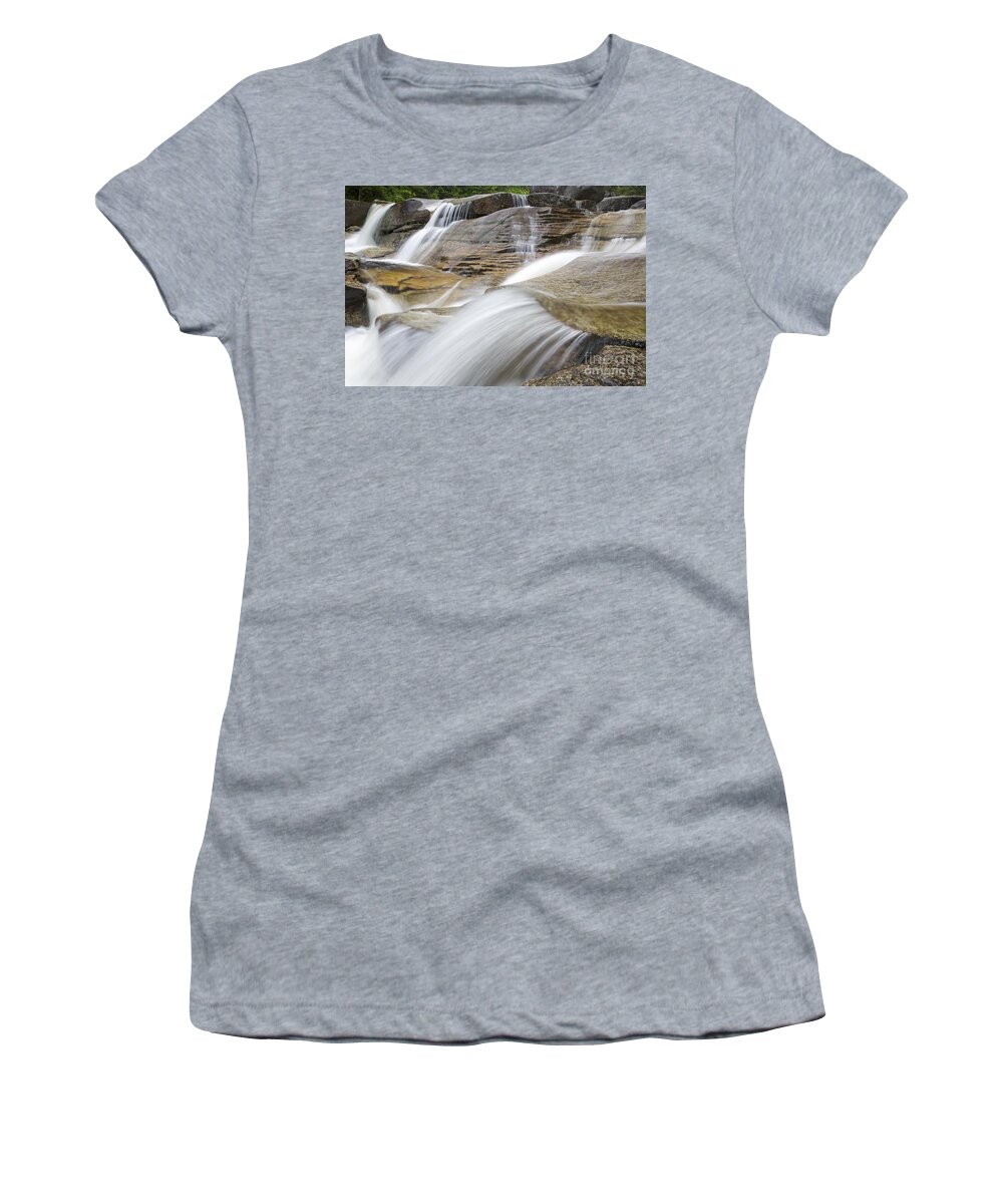 Bartlett Women's T-Shirt featuring the photograph Diana's Bath - Bartlett New Hampshire USA by Erin Paul Donovan