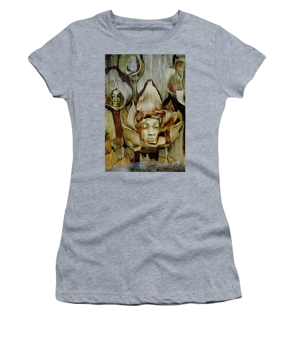 Distortion Women's T-Shirt featuring the photograph Distortion by Penny Lisowski